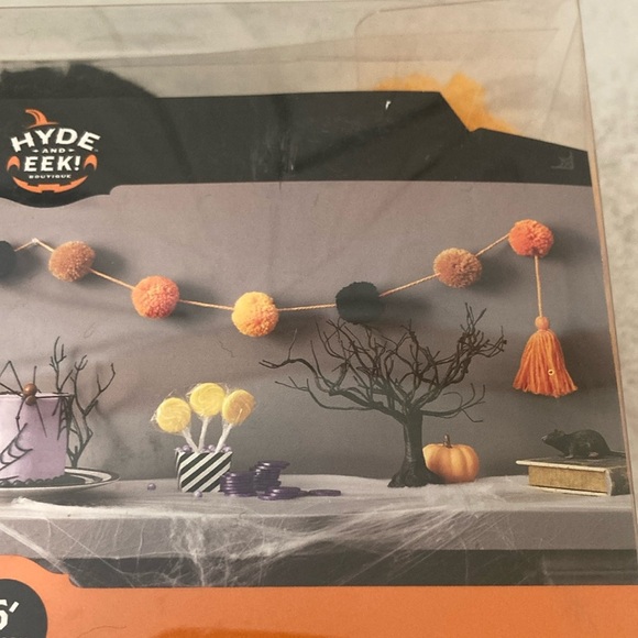 Target Hyde and Eek 2022 Halloween Pom Pom Garland - Picture 4 of 7